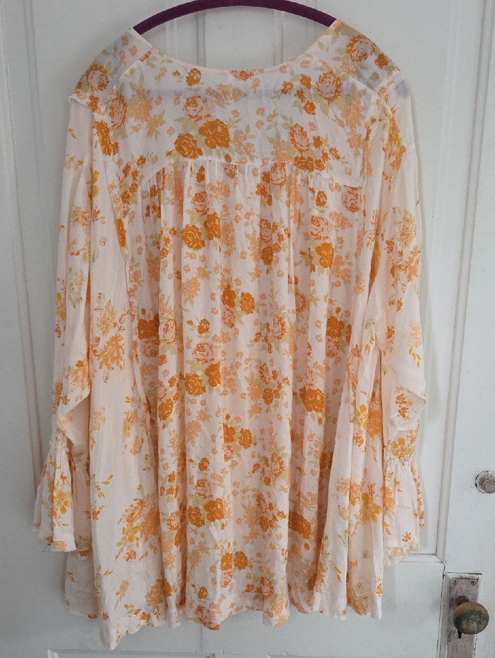Free People Loretta Tunic In Tea Combo - Picture 10 of 14